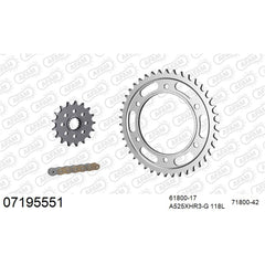 AFAM CHAIN SPROCKET KIT STEEL BMW F 750 / 850 / 900 MODELS 2017-2025