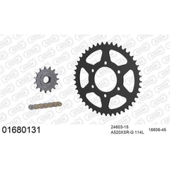 AFAM Chain Sprocket Kit Steel Kawasaki Z 800 E 2013-2016