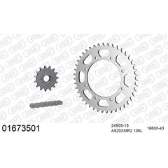AFAM Chain Sprocket Kit Steel Kawasaki KLR 650 2006-2014