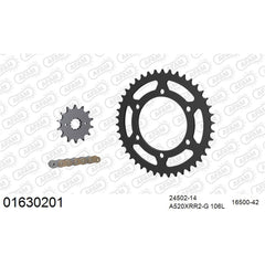 AFAM Chain Sprocket Kit Steel Kawasaki Ninja 300 2013-2016