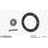 AFAM CHAIN SPROCKET KIT STEEL HONDA VFR 800 X CROSSRUNNER 2011-2014