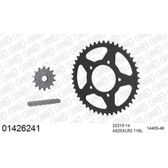 AFAM Chain Sprocket Kit Steel Suzuki GW 250 Inazuma 2013-2015