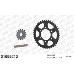 AFAM Chain Sprocket Kit Steel Kawasaki Ninja 1000SX 2020-2023