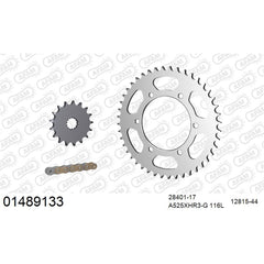 AFAM Chain Sprocket Kit Steel Suzuki GSX-S 1000 F 2022-2023