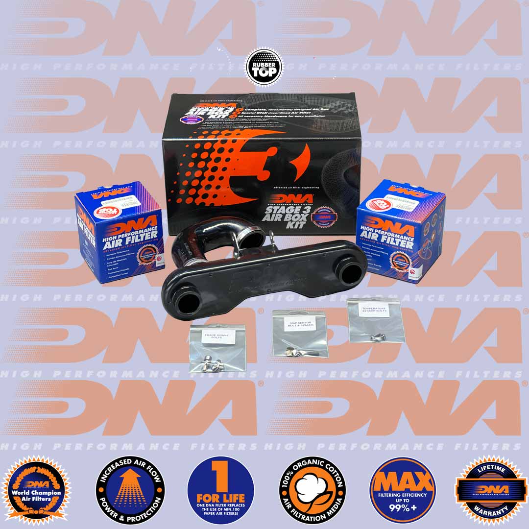 HONDA MONKEY 125 22-23 STAGE 3 AIRBOX KIT *RUBBER TOP* - AK-H1N22-S3-MK2-R