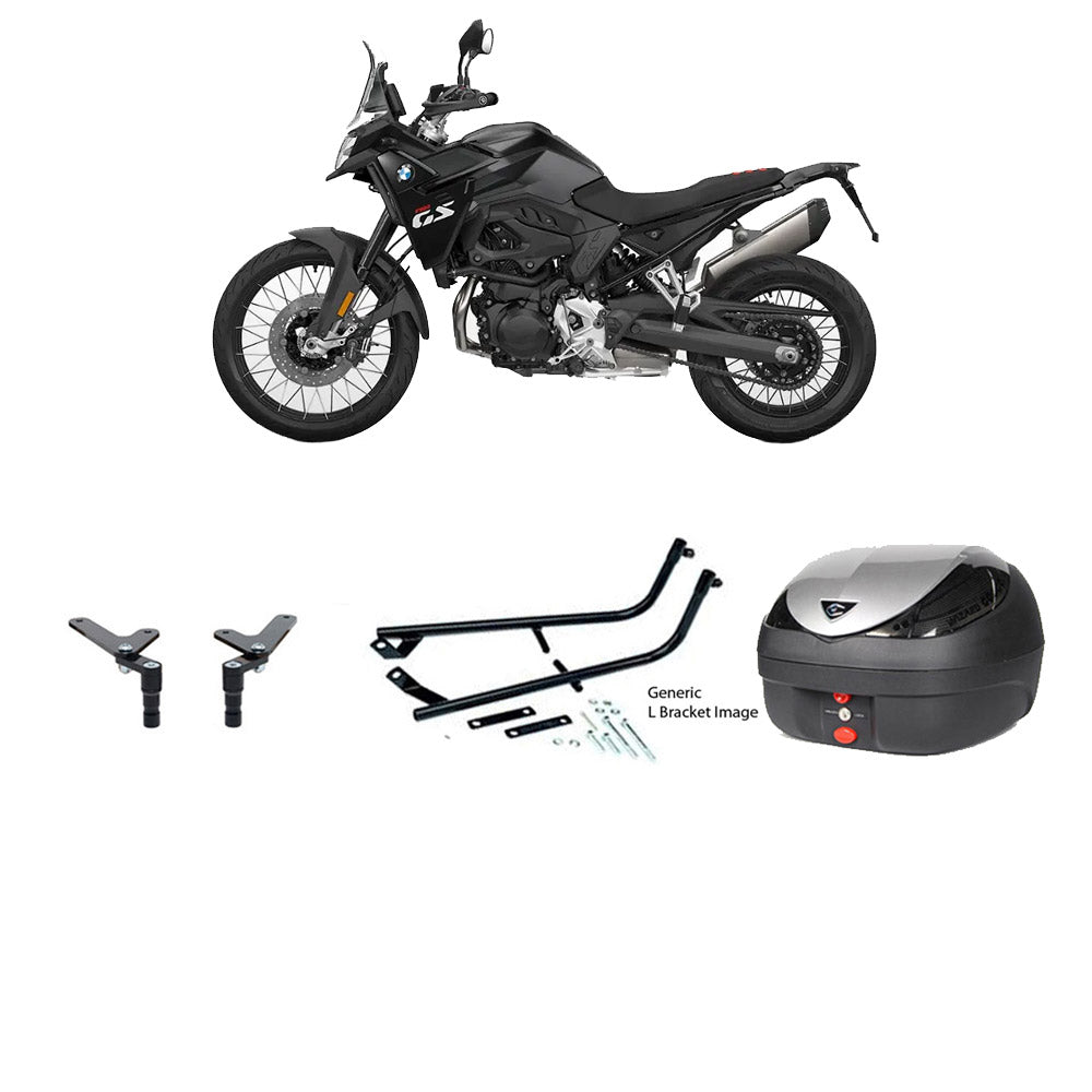 V36 Wizard Silver Topbox Kit F 900 GS 24-25 - B052V36BPSIL