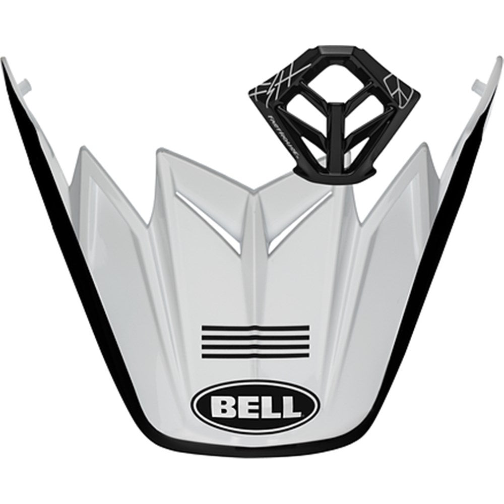 Bell S/P - Moto-9 MIPS M/Piece+Peak Kit Stripe Matt WHT/BLK