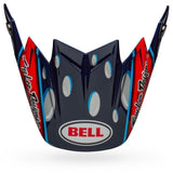 BELL S/P - MOTO-9 FLEX PEAK MCGRATH 21 BLU/RED/BLK (O/S) #