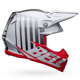 BELL MOTO-9S FLEX SPRINT MATTE/GLOSS - WHITE/RED