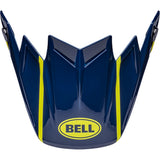 BELL S/P - MOTO-9S FLEX PEAK SPRINT M/G DRK BLU/HI-VIZ YEL #