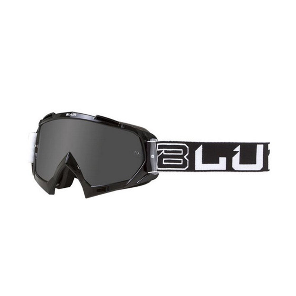 BLUR B-10 GOGGLE TWO FACE RED/BLK/WHT (SIL LENS)