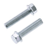 Bolt Hex Flange Bolts 6x25mm (Pack of 10)