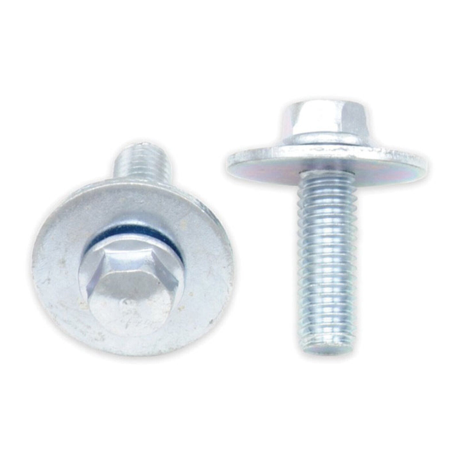 Bolt Flange Bolt with 16mm Washer 6x12mm (Pack of 10)