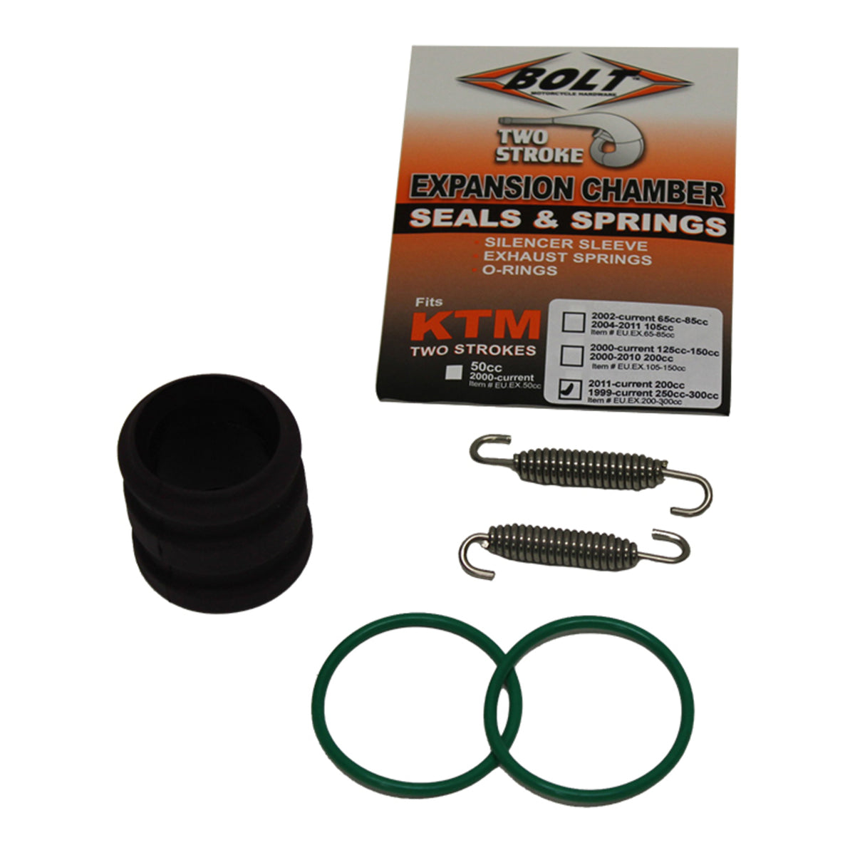 Bolt Exhaust O-Ring Pack KTM 200-300 '00-Onwards