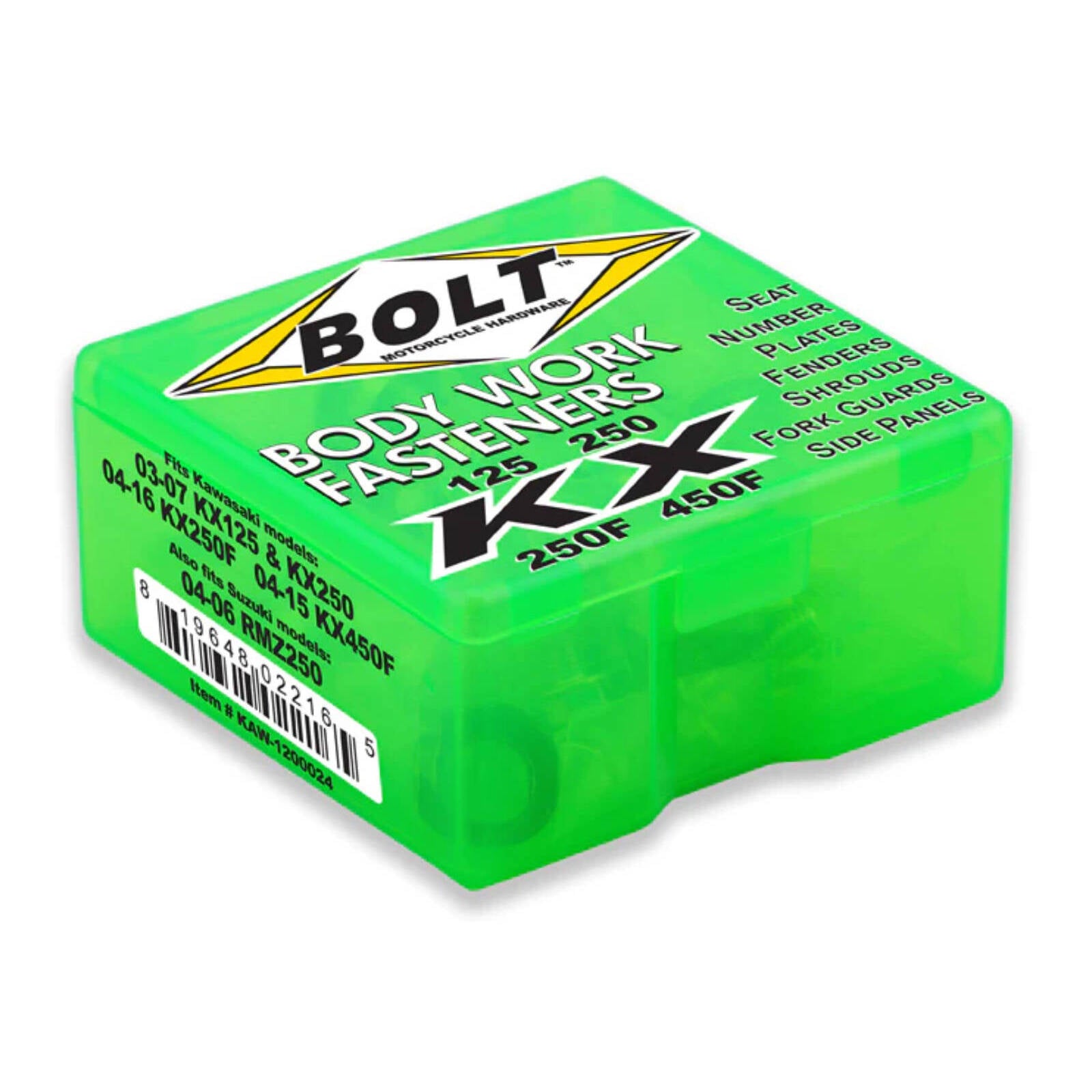 Bolt Body Work Fastener Kit Kawasaki KX450F '19-Present / KX250F '21-Present