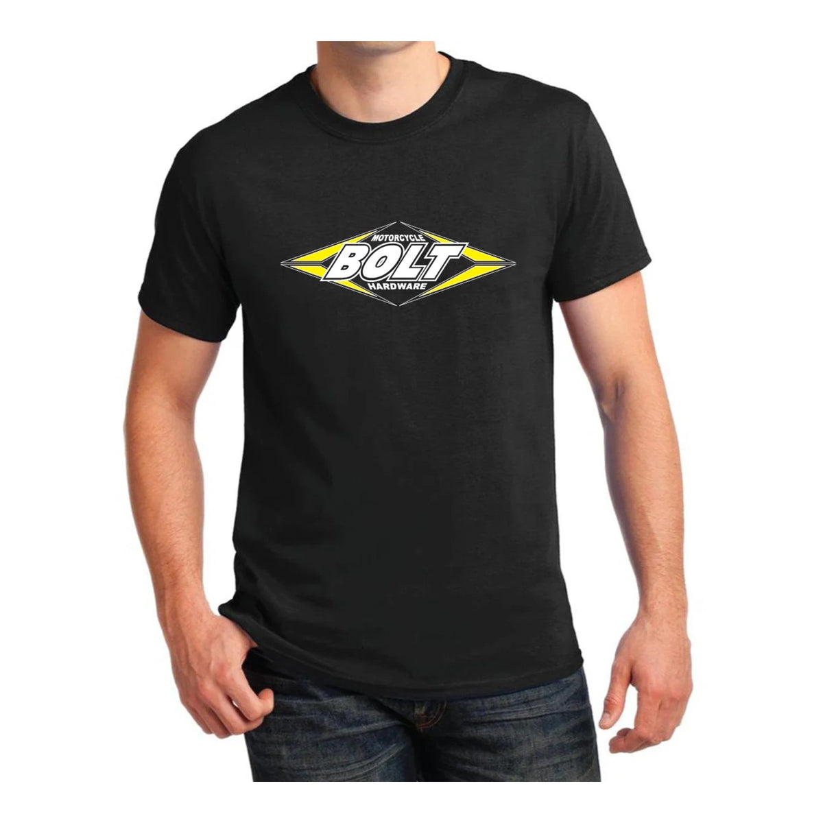 Bolt Lefty Loosey Righty Tighty T-Shirt - Black (L)