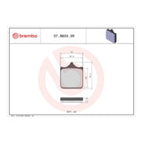 Brembo Xtra Brake Pad Sinter Front 07BB33SR
