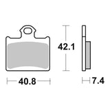 Brembo Prime Brake Pad Sinter Rear 07GR16SD