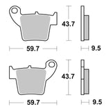 Brembo Prime Brake Pad Sinter Rear 07HO48SD