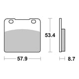 Brembo Prime Brake Pad Sinter Front 07SU06SA