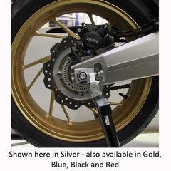 CHAIN ADJUSTER WITH PICK UP SPOOLS CB650F,CB650R,CBR650F & CBR650R 14-23 - GOLD - CAB552GLD