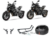 V36 Wizard Black Topbox Kit 800 NK ADVANCE & SPORT 23-25 - CF005V36BPBLK