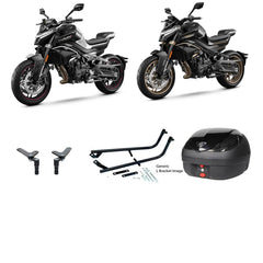 V36 Wizard Black Topbox Kit 800 NK ADVANCE & SPORT 23-25 - CF005V36BPBLK