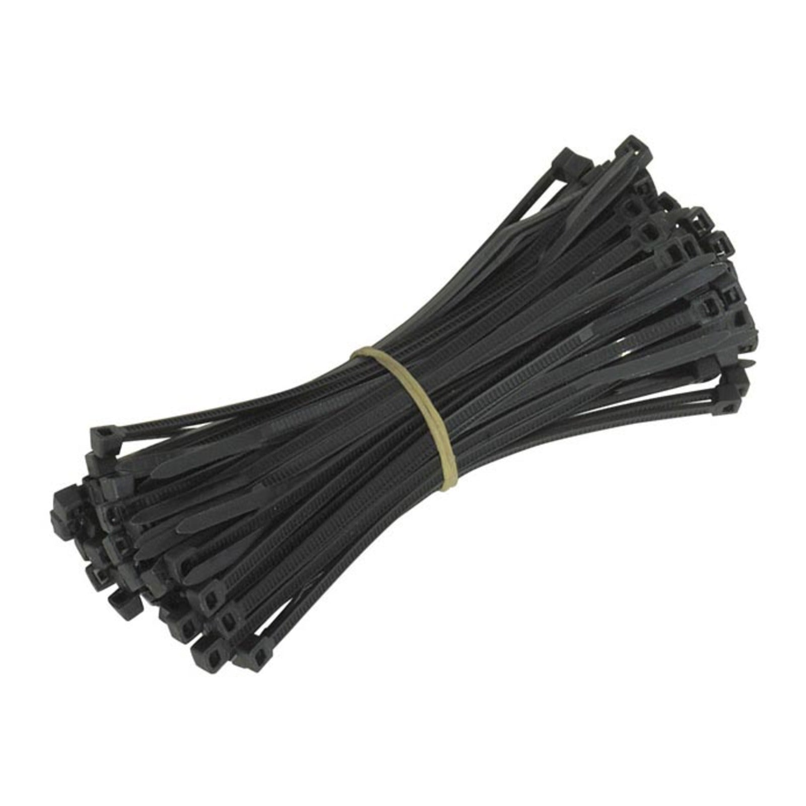 Whites Cable Ties 300 x 7.6mm (100/Bag) - Black