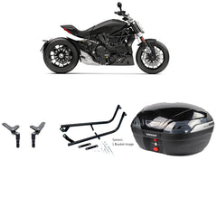 S48 Astra Black Topbox Kit 1260 XDIAVEL (V2) 16-21 & XDIAVEL S (V2) 16-23 - D047S48BPBLK