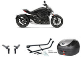 V36 Wizard Silver Topbox Kit 1260 XDIAVEL (V2) 16-21 & XDIAVEL S (V2) 16-23 - D047V36BPSIL