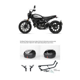 V36 Wizard Silver Topbox Kit 800 SCRAMBLER (ALL) 20-22 - D056V36BPSIL
