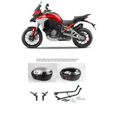 S48 Astra Silver Topbox Kit 1160 MULTISTRADA (V4), S & S SPORTS 21-24 - D057S48BPSIL