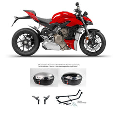 S48 Astra Black Topbox Kit 1100 STREETFIGHTER V4, S, SP, SP2 20-24 - D058S48BPBLK