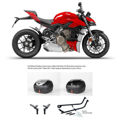 V36 Wizard Black Topbox Kit 1100 STREETFIGHTER V4, S, SP, SP2 20-24 - D058V36BPBLK