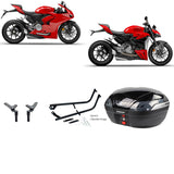 S48 Astra Black Topbox Kit 955 PANIGALE 20-25 & 955 STREETFIGHTER 22-24 - D060S48BPBLK