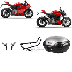 S48 Astra Silver Topbox Kit 955 PANIGALE 20-25 & 955 STREETFIGHTER 22-24 - D060S48BPSIL