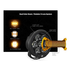 Denali D7 Pro Lighting Bundle with Crash Bar Mount - Honda Africa Twin