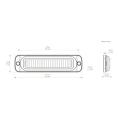 Denali B6 Dual LED Brake Light Kit with Plate Mount