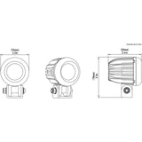 Denali D2 LED Light Pod - DataDim™ Technology - Single