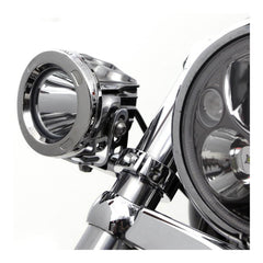 Denali Conv Fork Tube Light Mount/ 39-49mm Diametre Tubes - Chrome
