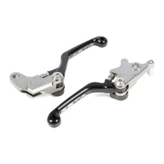 Zeta Pivot Lever Set CP 3-Finger - Suzuki DR250R / DR-Z400S / DR-Z400SM - Black