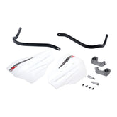 Zeta Armour XC-Pro Handguard Kit for 28.6mm Handlebars with U-Clamp - Black / Wh