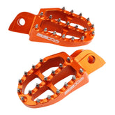 Zeta Aluminium Foot Pegs - KTM SX (-'15) - Orange