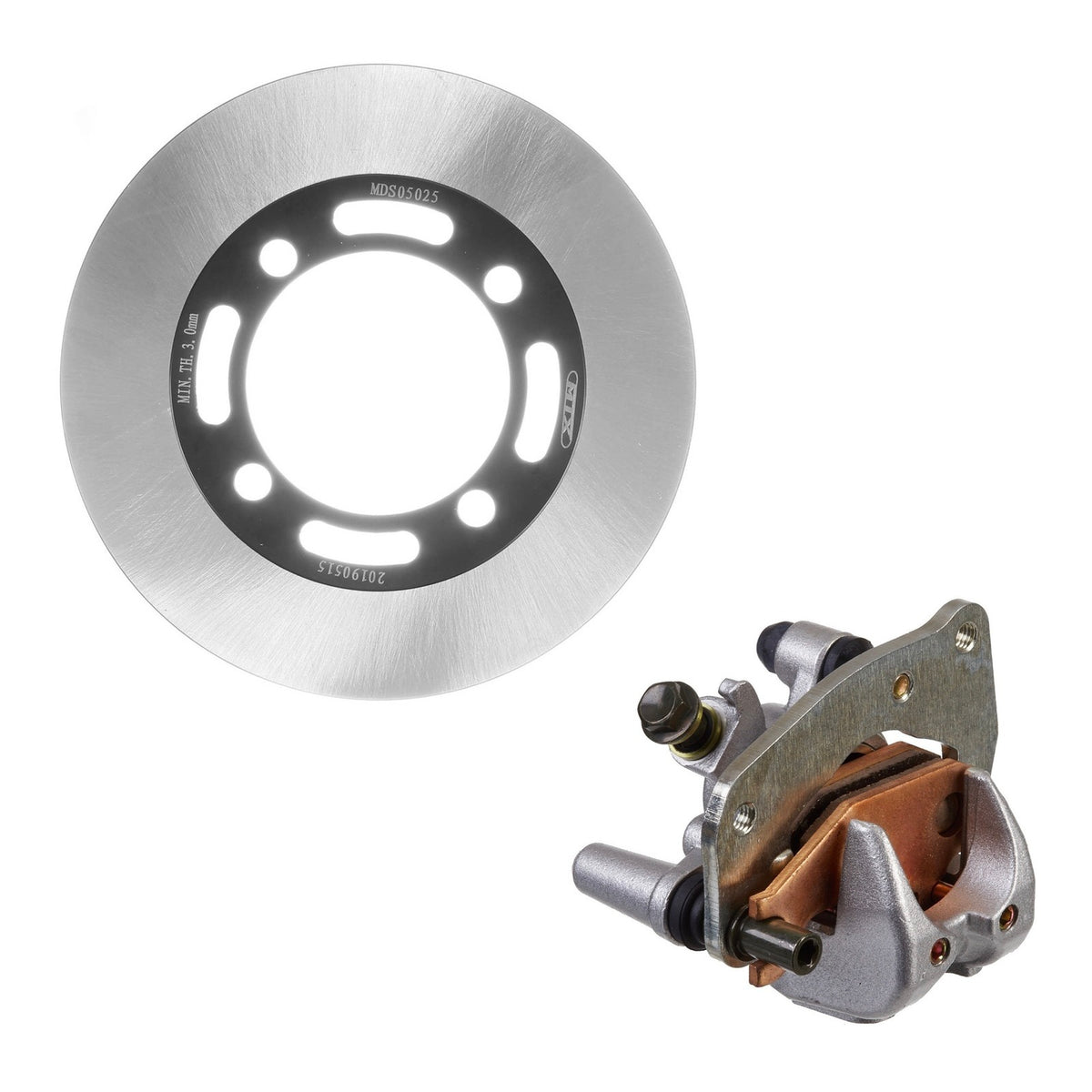 Brake Caliper & Disc Kit - ATV Suzuki LTA/LTF400 Front Right