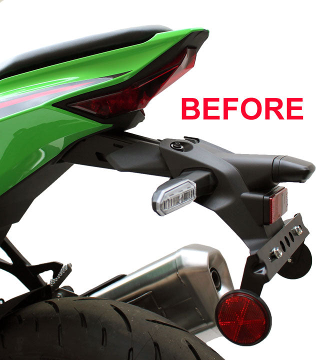 OGGY FENDER ELIMINATOR ZX-4R & ZX-4RR 24-25 (Black) - FE666