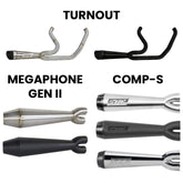 Shorty 2-1 Full System to suit Harley Davidson Softail (18-Up)