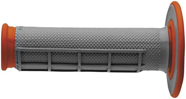 RENTHAL GRIPS DUAL COMPOUND HALF WAFFLE ORG/GRY Q70 (G155)