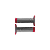 RENTHAL GRIPS DUAL COMPOUND TAPERED HALF WAFFLE RED/GRY Q70 (G163)
