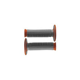 RENTHAL GRIPS DUAL COMPOUND TAPERED HALF WAFFLE ORG/GRY Q70 (G164)