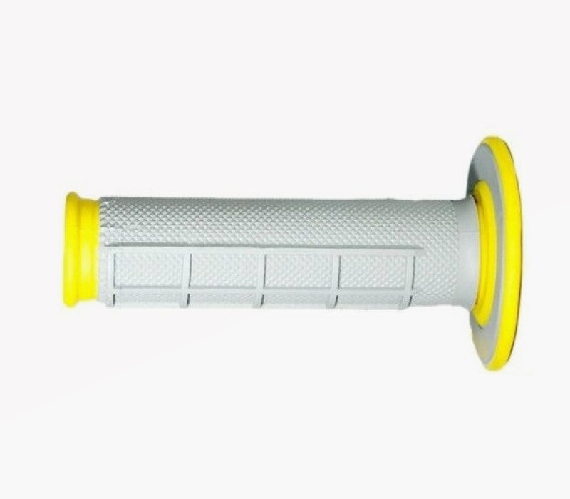 RENTHAL GRIPS DUAL COMPOUND HALF WAFFLE YEL/GRY Q70 (G192)